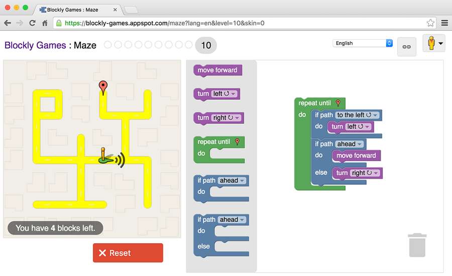 Kids Coding with Blocky