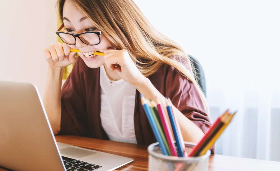 Coding girl