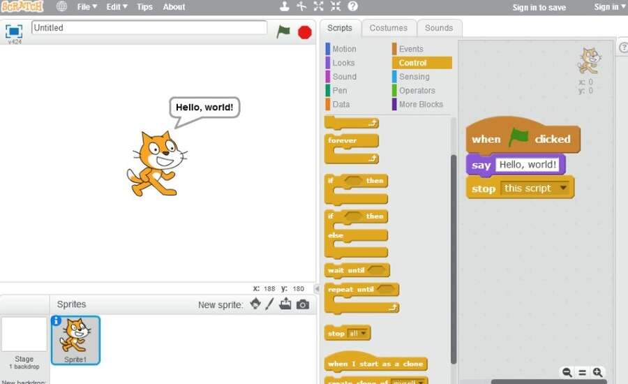 Scratch vs Kodu
